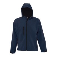 CASACO HOMEM SOFTSHELL REPLAY MEN AZUL PROFUNDO 